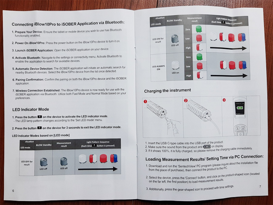 Máy đo nồng độ cồn Sentech Iblow10 pro