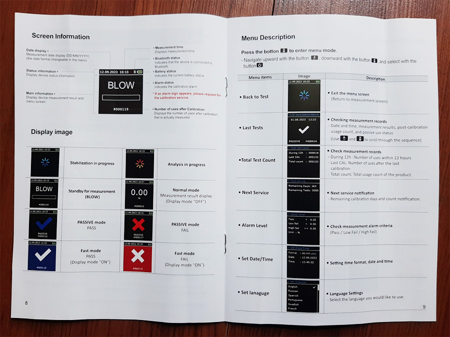 Máy đo nồng độ cồn Sentech Iblow10 pro