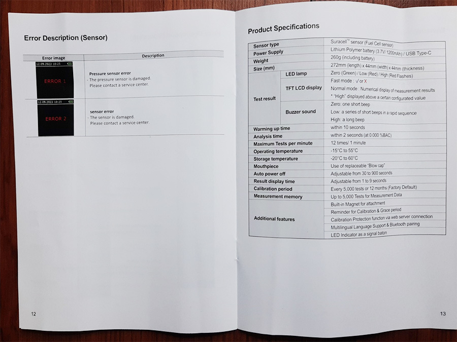 Máy đo nồng độ cồn Sentech Iblow10 pro