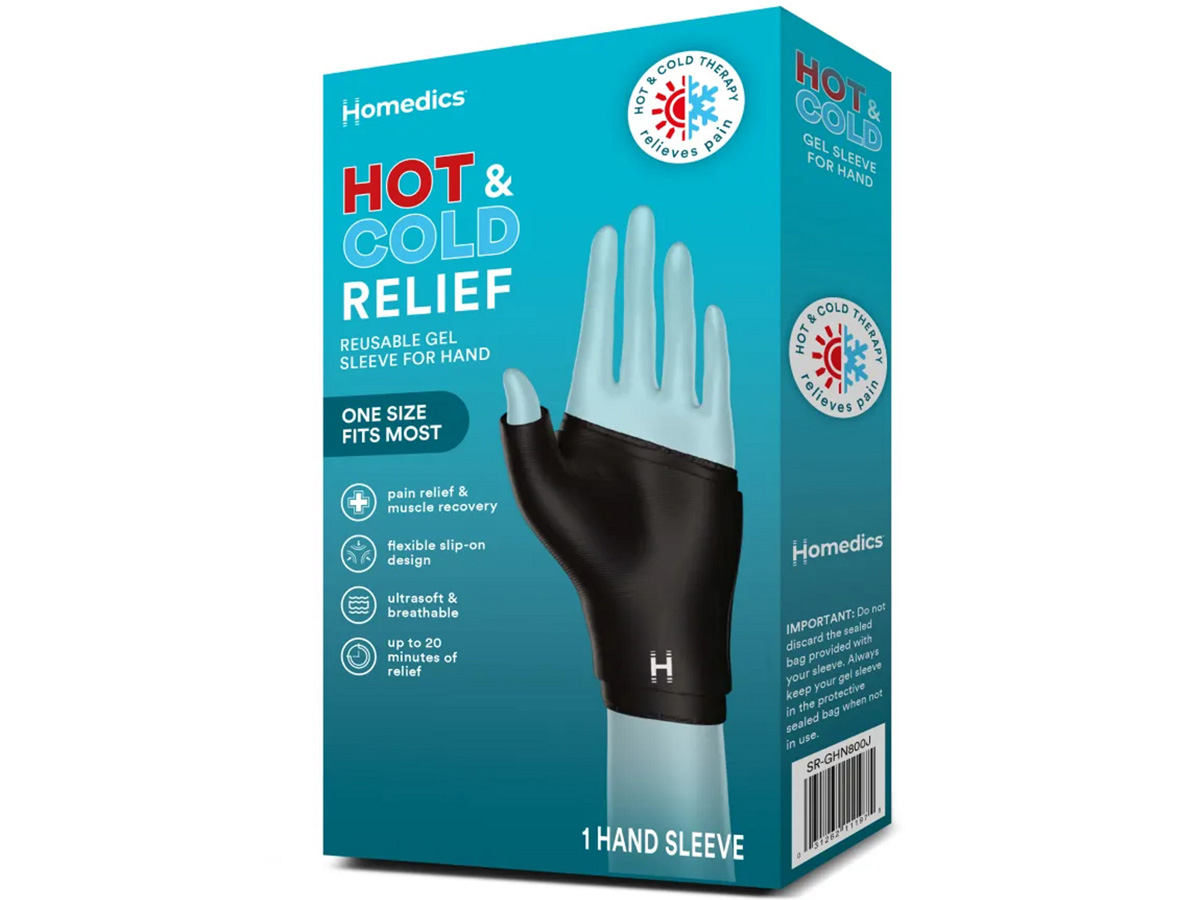 Bao massage giảm đau nóng lạnh cho cổ tay HoMedics SR-GHN800J