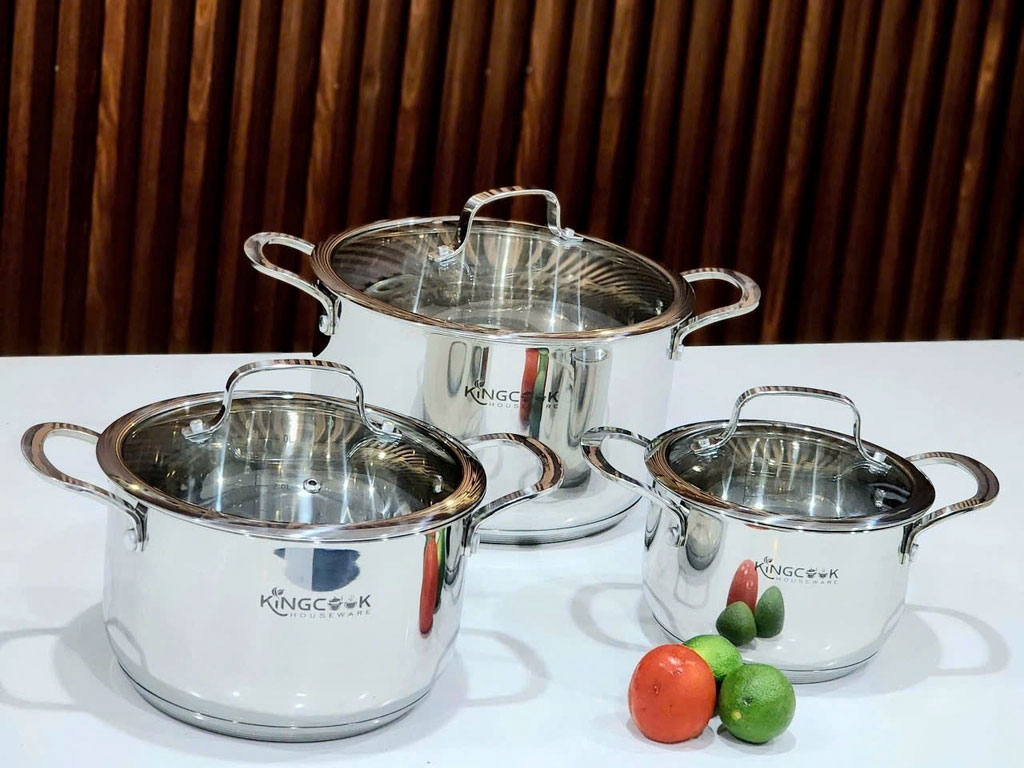 Bộ nồi inox 5 đáy KingcooK KPS1750