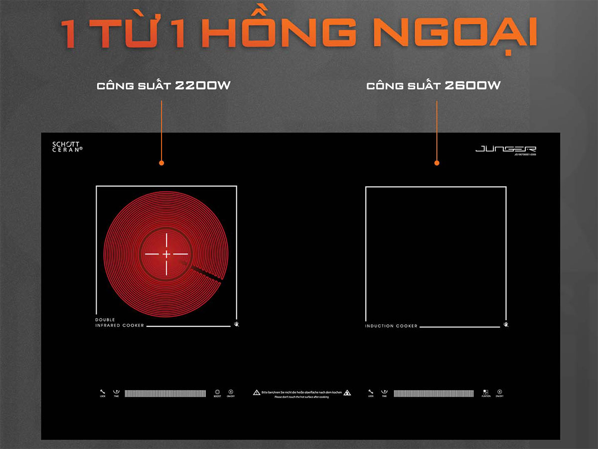 Bếp từ hồng ngoại Junger MTD-18