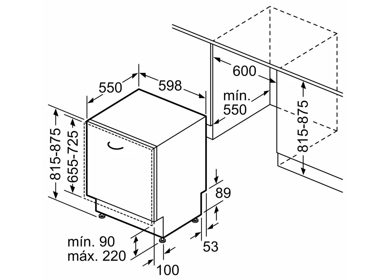 Máy rửa bát âm tủ Bosch SMD8TCX04E Serie 8 sấy Zeolith (14 bộ)