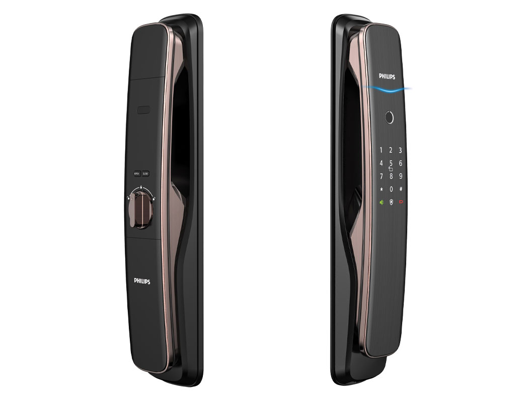 Khóa cửa thông minh vân tay Philips DDL702E-5HWS