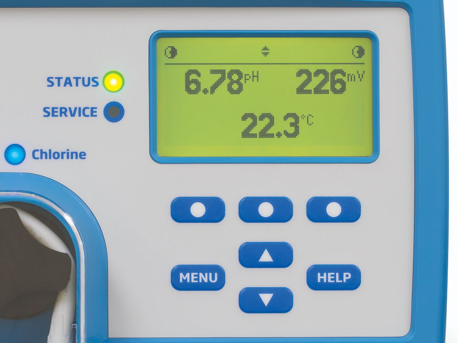 Bộ điều khiển (pH, ORP) bể bơi với máy bơm định lượng tích hợp, đầu ra Analog Hanna BL121-10