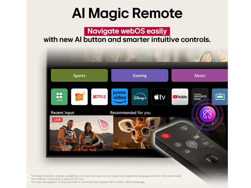 Smart Tivi LG AI 4K 75 inch 75UA8450PSA