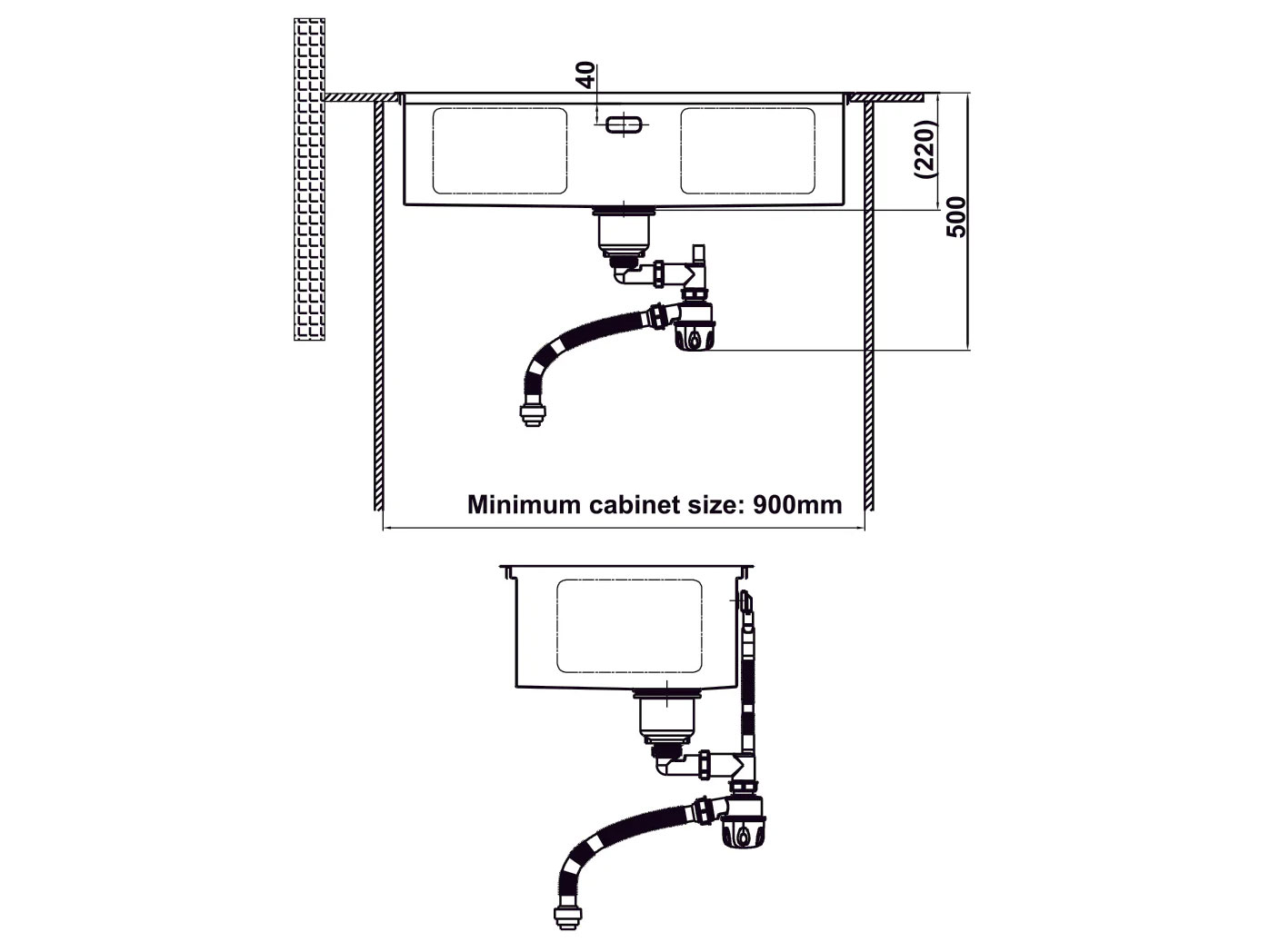 Chậu inox Hafele WS R0 HS24-SSN1S-8644 (567.24.477)