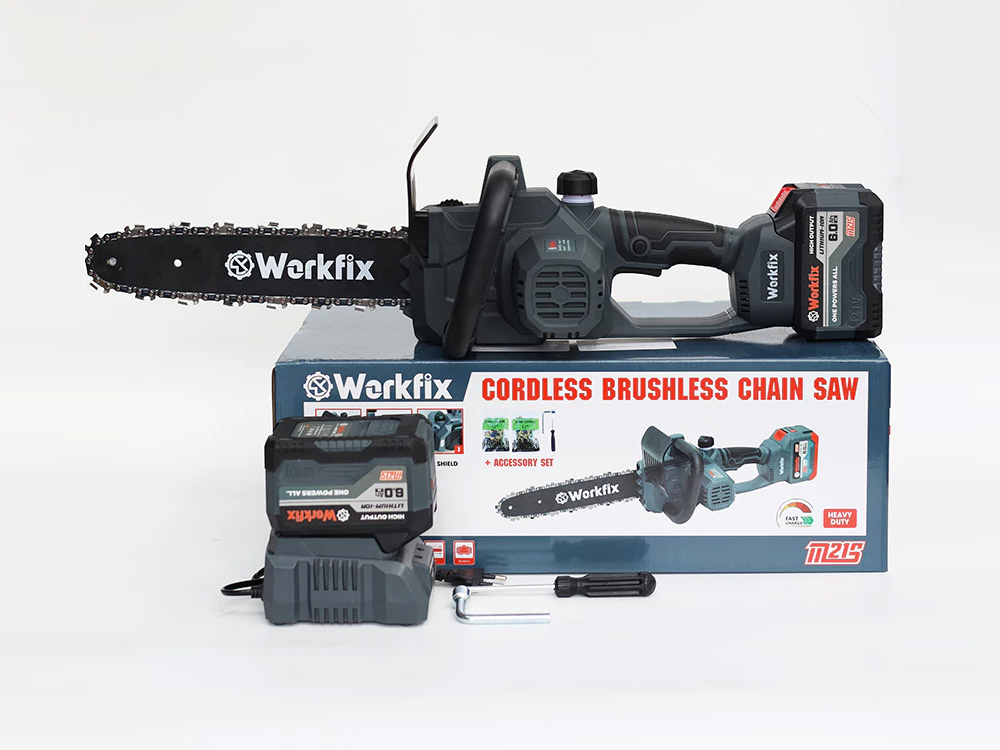 Máy cưa xích chạy pin Workfix WF-CS12BL