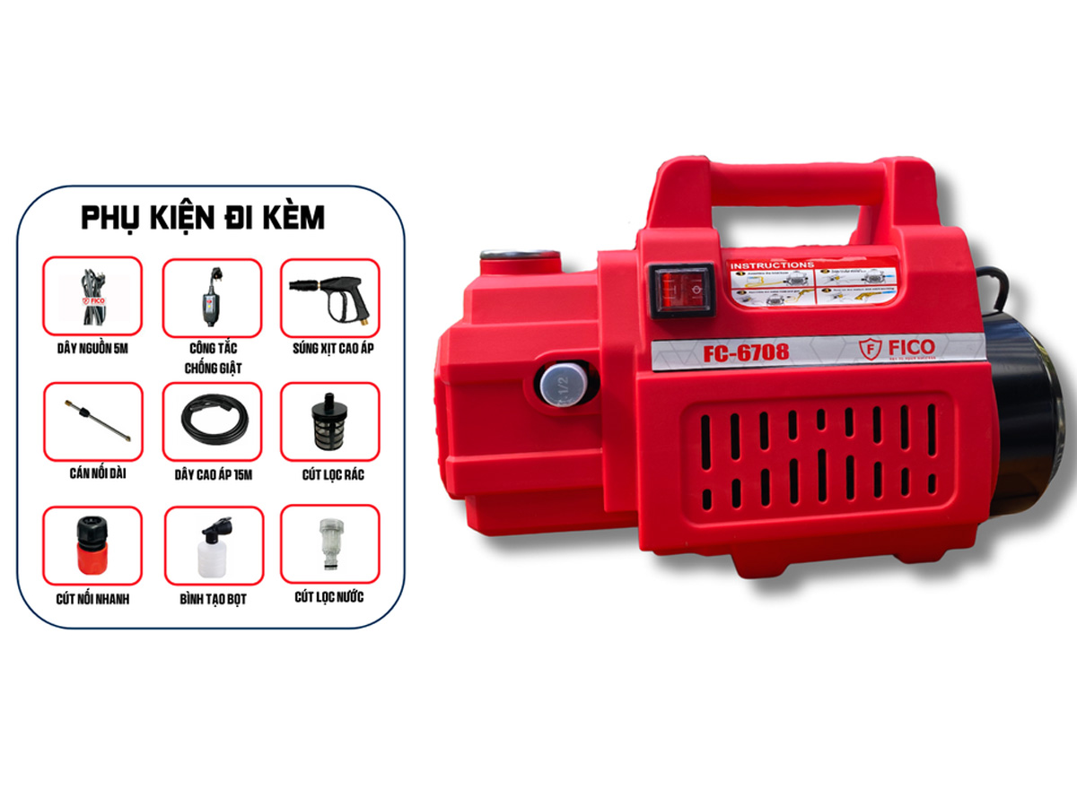 Máy xịt rửa FICO FC-6708