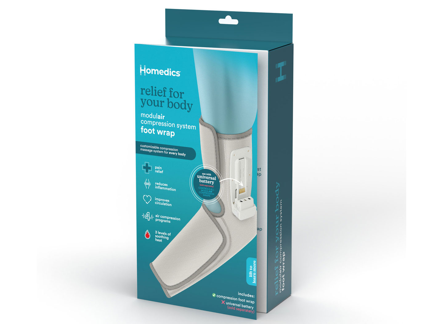 Bao massage khí nén quấn cổ chân HoMedics SR-CMF10H