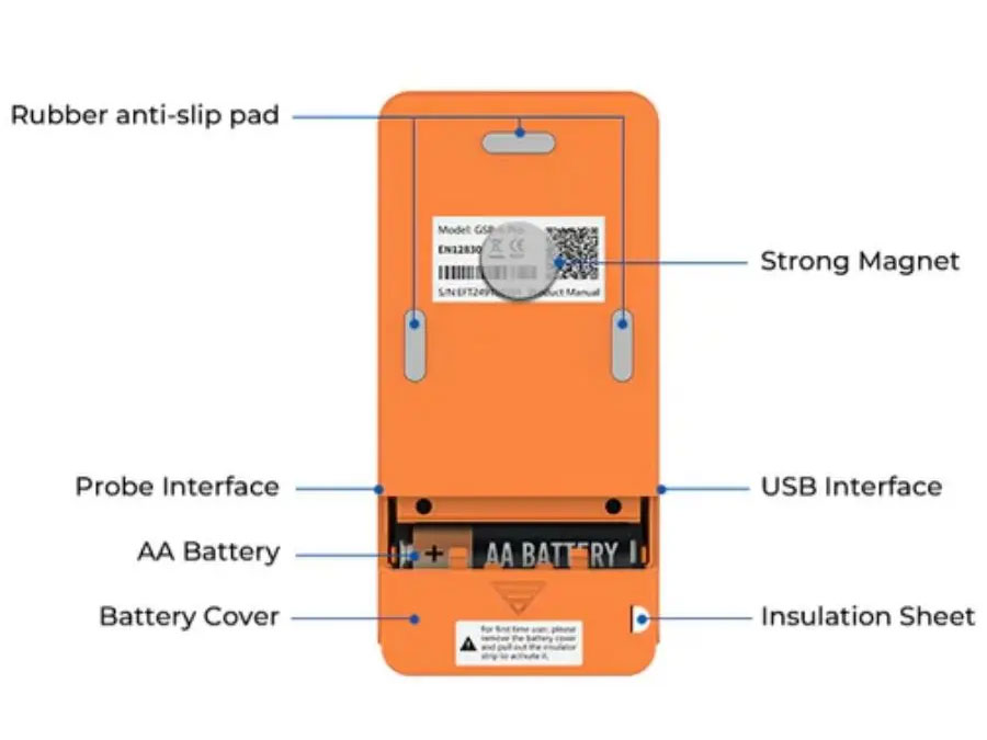 Nhiệt ẩm kế tự ghi Elitech GSP-6 Pro (Bluetooth, 100.000 điểm ghi)
