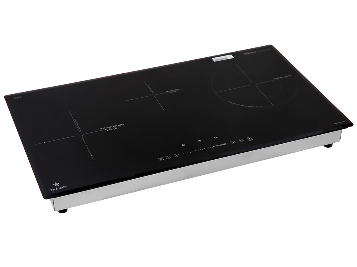 Bếp từ hồng ngoại 3 vùng nấu lắp âm Pramie PRTH-3201