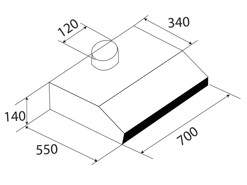 Máy hút mùi Kaff KF-703B