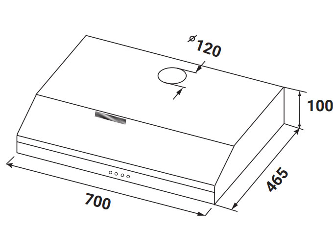 Máy hút mùi Kaff KF-738I