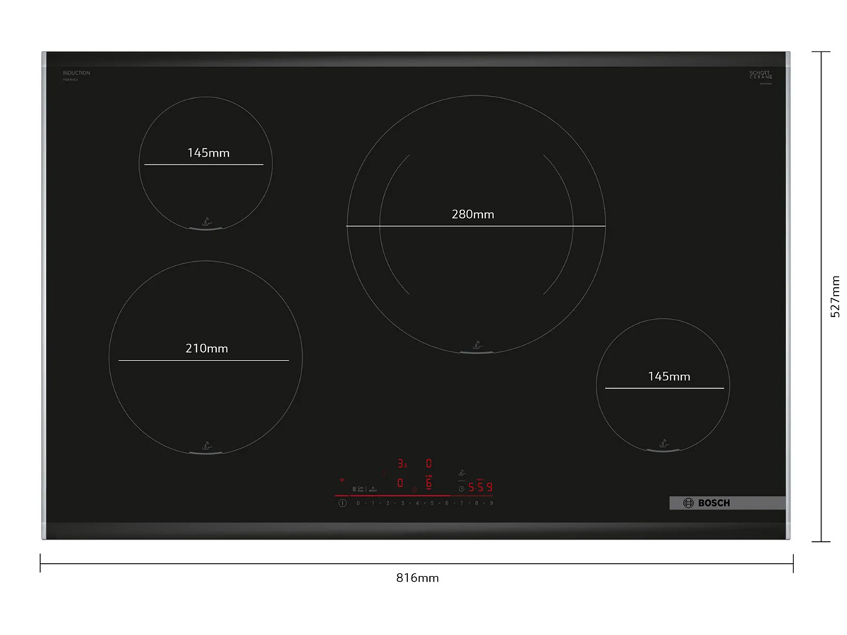 Bếp từ Bosch PIE875HC1E serie 6