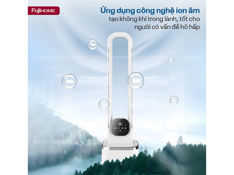 Quạt không cánh Fujihome BF-05R-HEPA