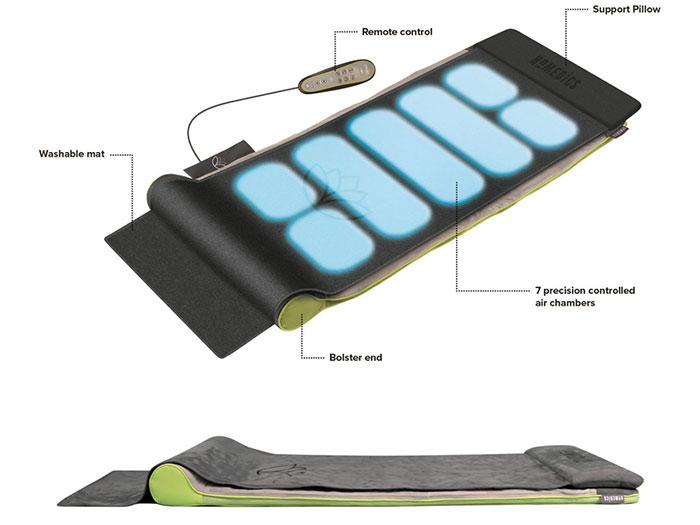 Đệm massage body công nghệ khí nén shiatsu 3D HoMedics TYM-1250AT-GB
