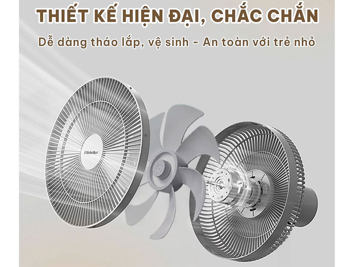 Quạt đứng Hichiko HC6016N