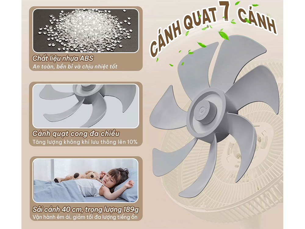 Quạt đứng Hichiko HC6016N