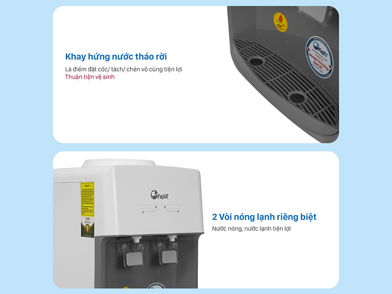 Cây nước nóng lạnh mini để bàn FujiE WD579E