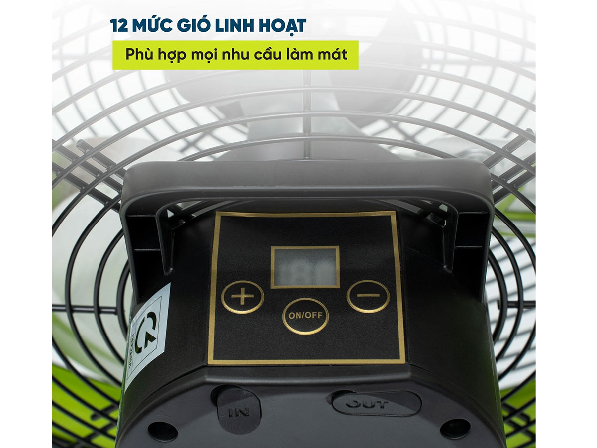 Quạt sạc tích điện Kuscheln KRF24-01
