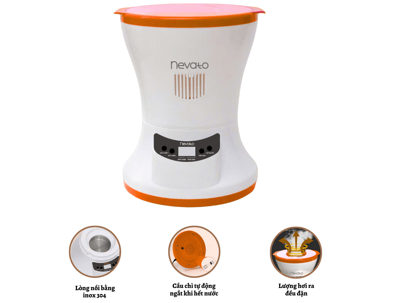 Ghế xông hơi khử trùng thông minh chăm sóc sức khỏe vùng kín Nevato NVS158