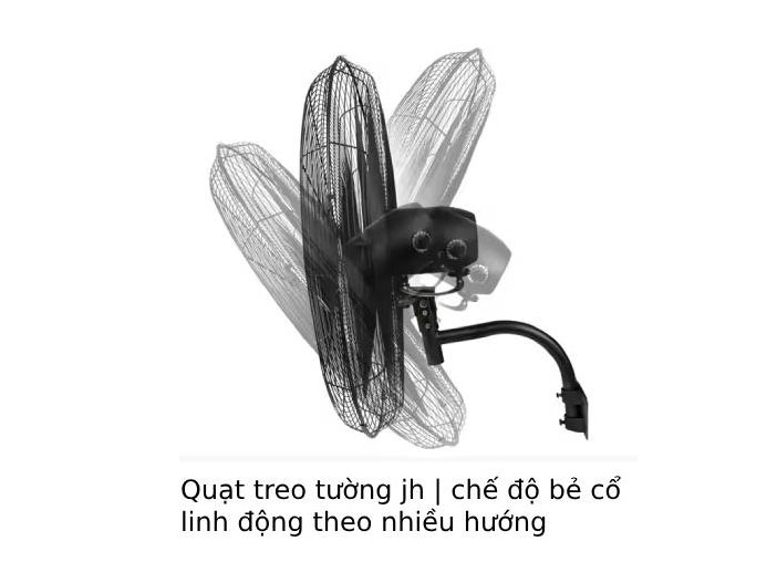 Quạt treo công nghiệp JH750 (320W, sải cánh 75cm)