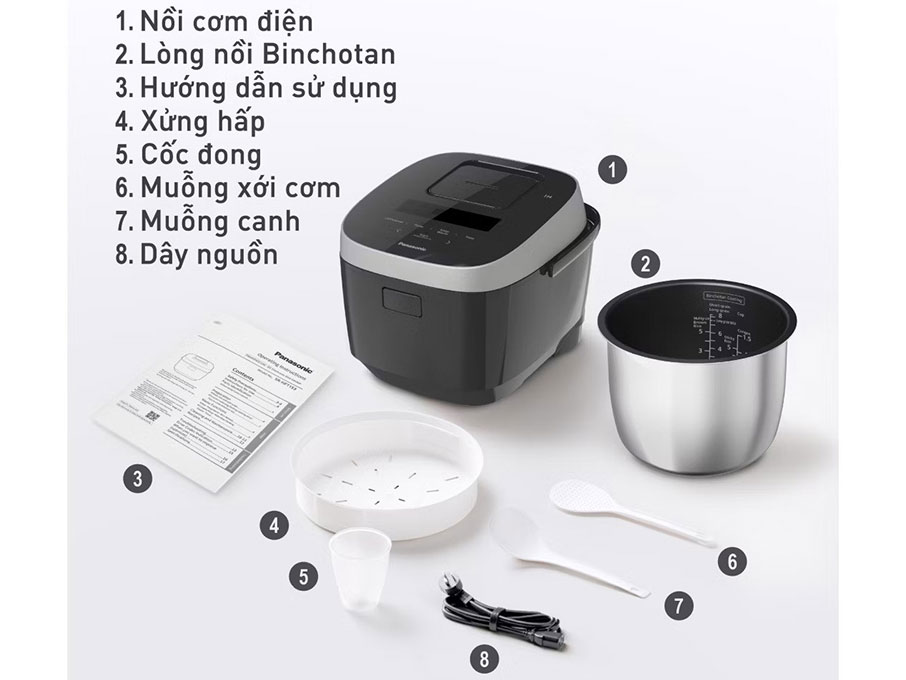 Nồi cơm điện cao tần Panasonic SR-HFT153KRA 1.5 lít