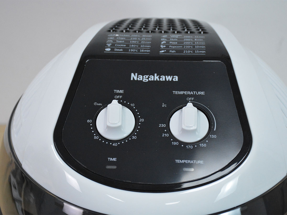 Nồi chiên không dầu xoay 360 độ Nagakawa NAG3302 - 9 lít