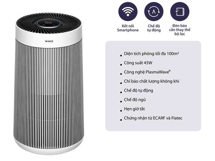 Máy lọc không khí Winix T800
