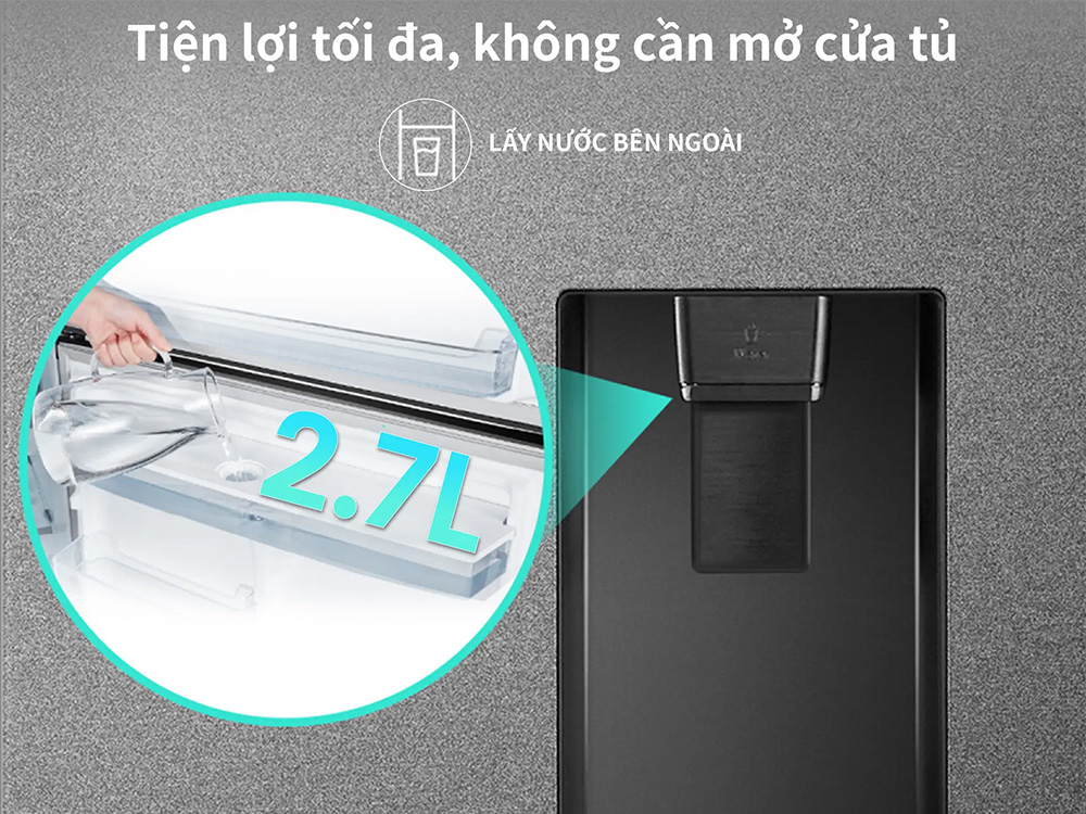 Tủ lạnh Hisense Inverter 324 lít RT469N4EBND
