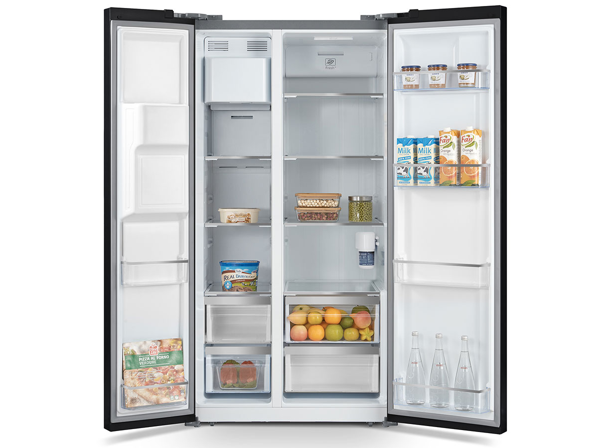 Tủ lạnh side by side Kaff KF-SBS600GLASS
