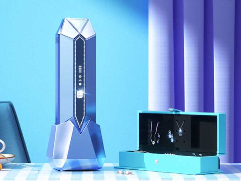 Máy triệt lông trẻ hóa da công nghệ IPL Sapphire lạnh pin sạc NanoTime B65PRO-Diamond Blue