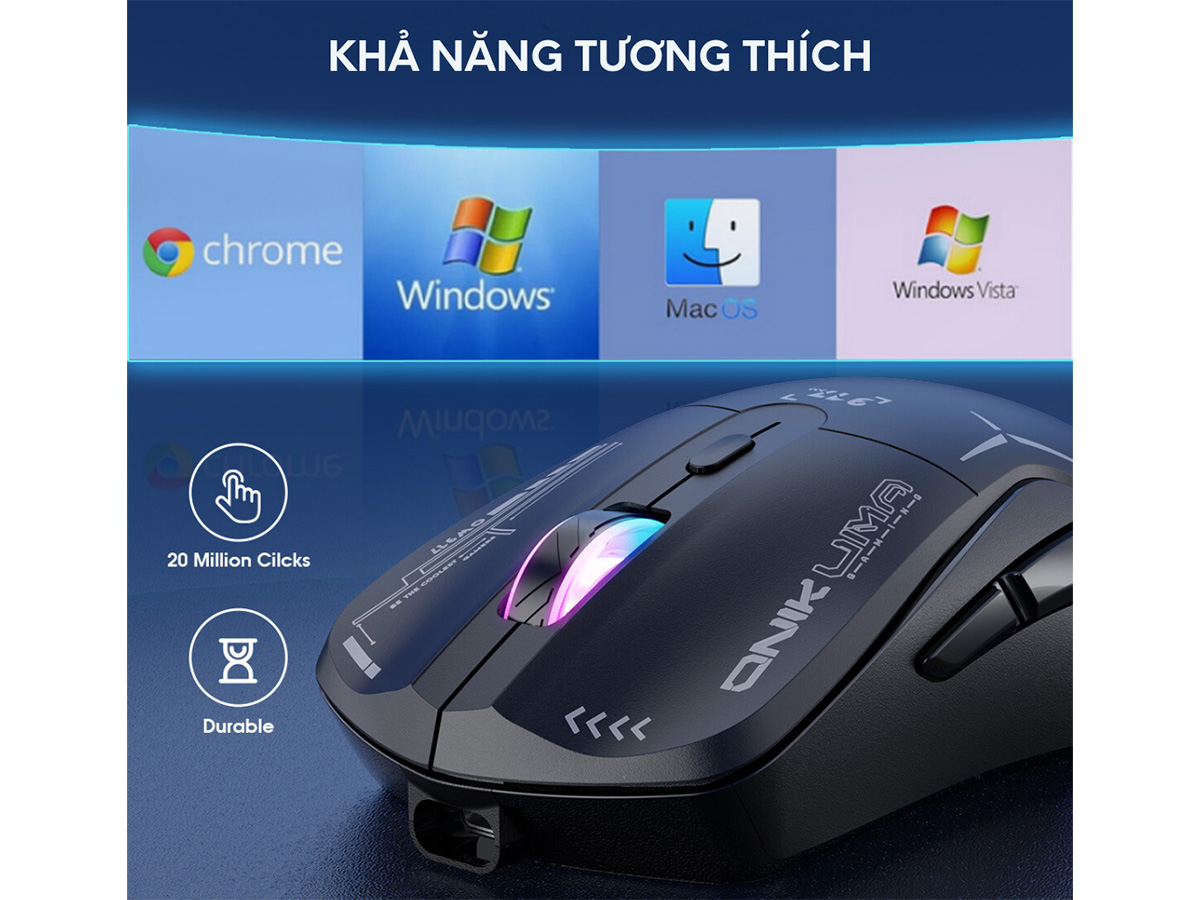Chuột Onikuma CW917 2.4G Wired