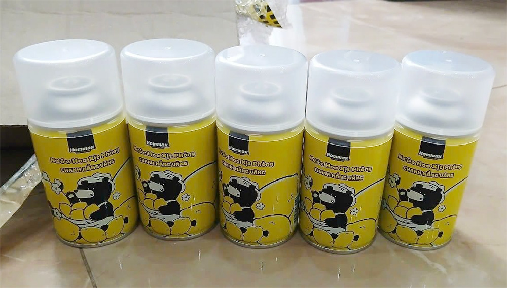Combo 3 bình xịt nước hoa thơm phòng Hàn Quốc Hommax