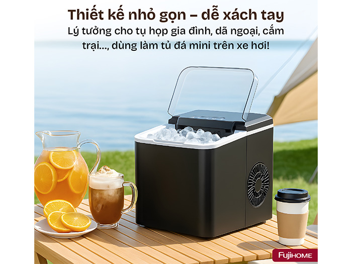Máy làm đá viên mini Fujihome IM1218