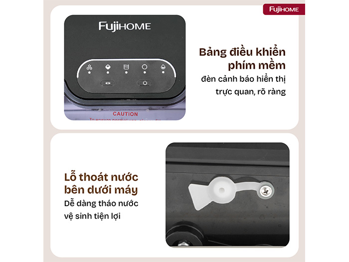 Máy làm đá viên mini Fujihome IM1218