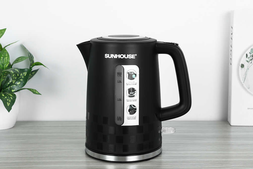 Ấm siêu tốc nhựa Sunhouse SHD1306 - 1.7 lít