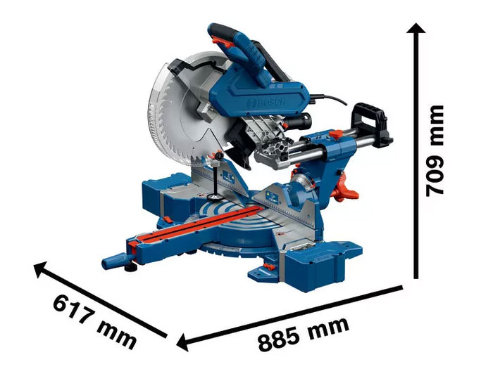 Máy cưa đa góc trượt Bosch GCM 340-305D (0601B600K0) 305mm