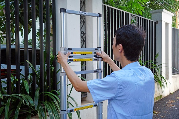 Thang nhôm rút gọn đơn Advindeq ADT214F