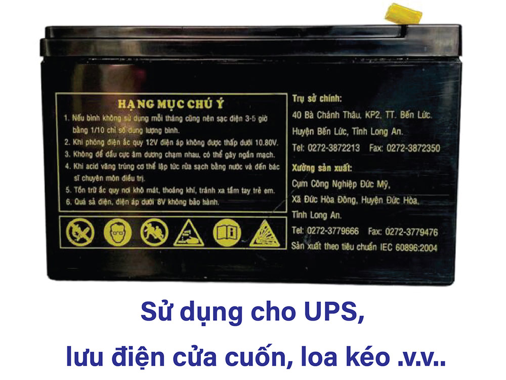 Ắc quy Globe WP7.5-12 (12V, 7.5Ah)