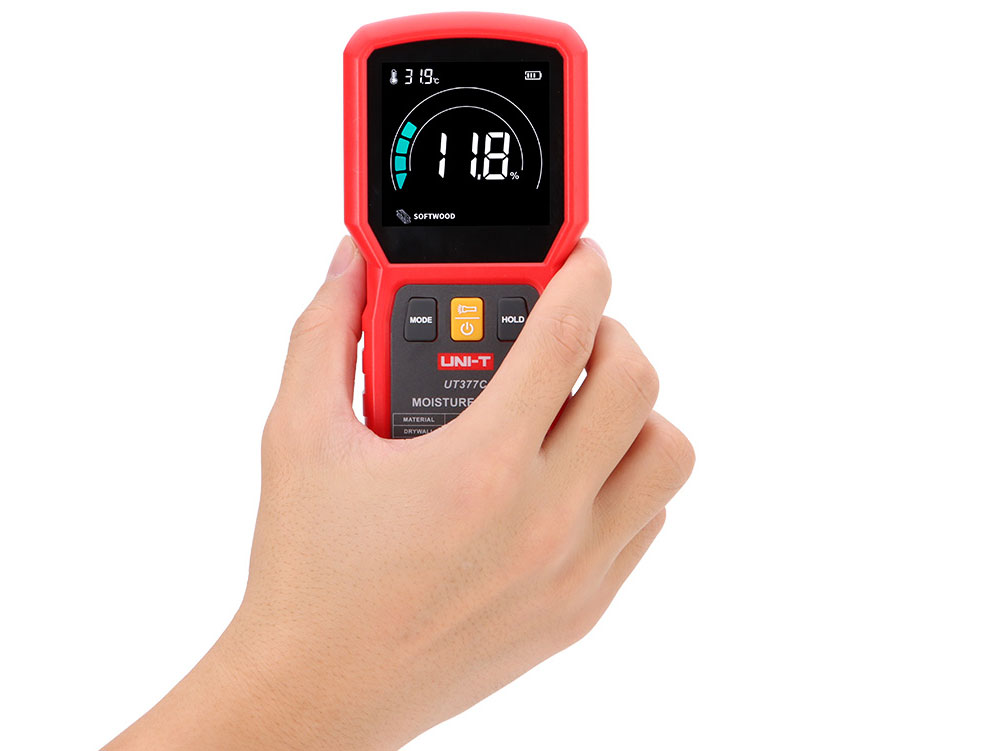 Máy đo độ ẩm gỗ và vật liệu xây dựng Uni-T UT377C