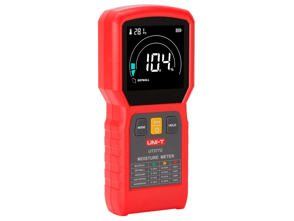 Máy đo độ ẩm gỗ và vật liệu xây dựng Uni-T UT377C