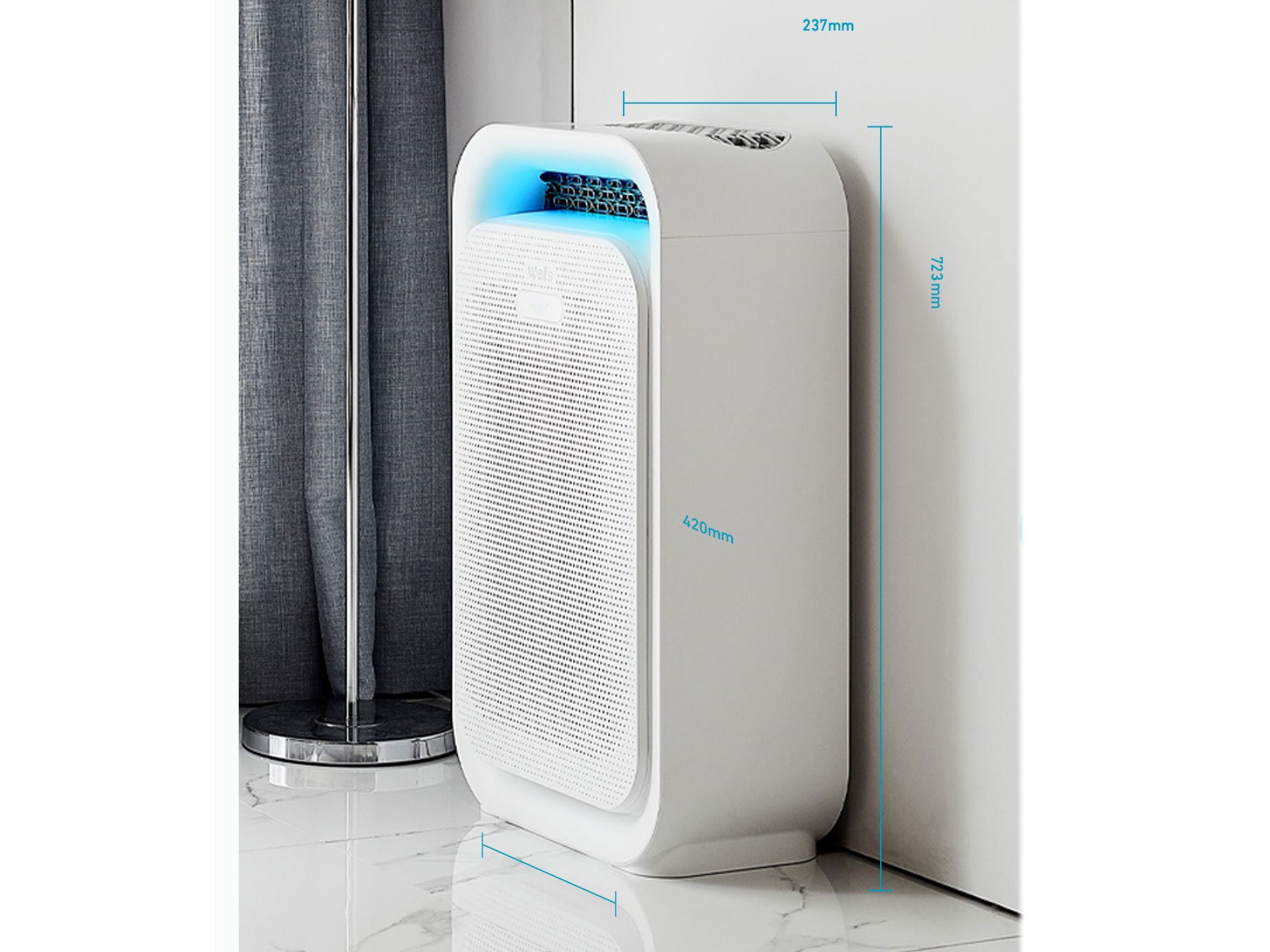 Máy lọc không khí Wells Jet Blue