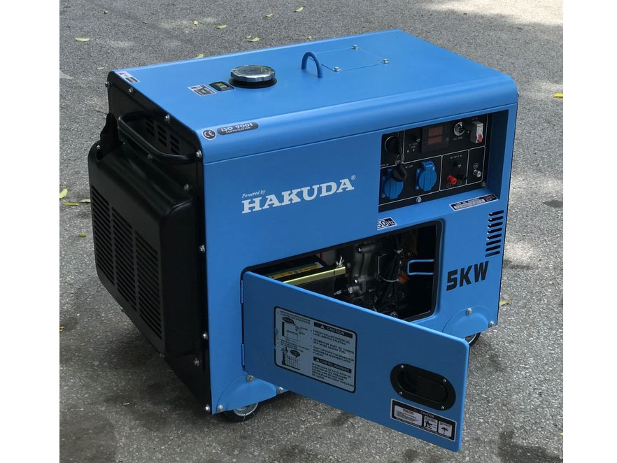 Máy phát điện chạy dầu Hakuda HKD5000P1 - 5KW