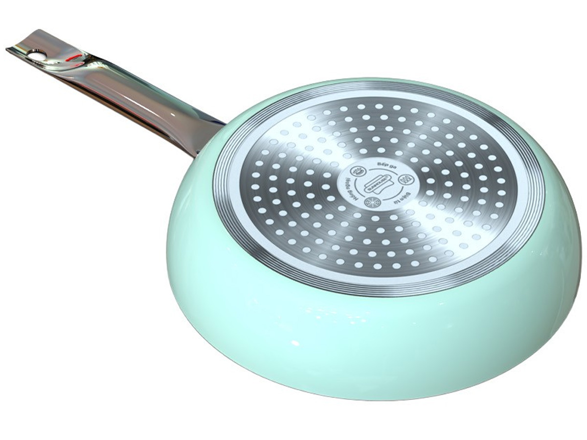 Bộ nồi chảo phủ sứ đáy từ Sunhouse Eco SHG1122MC3