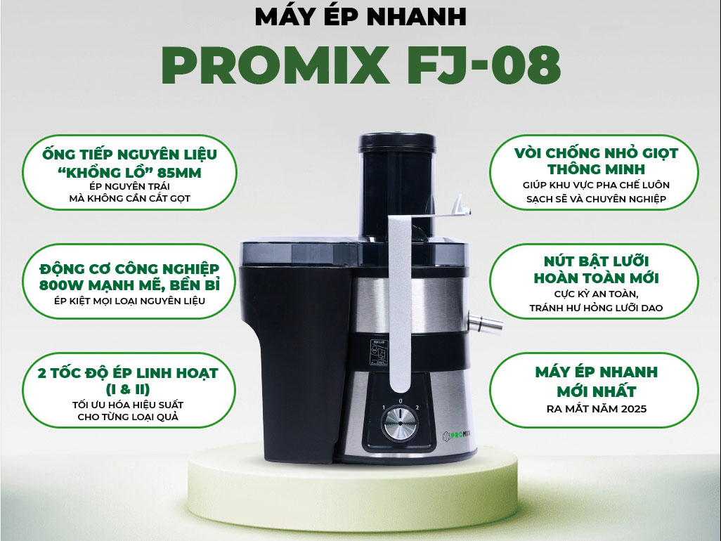 Máy ép nhanh Promix FJ-08