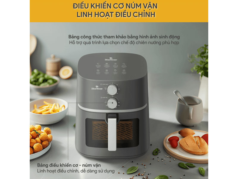 Nồi chiên không dầu BlueStone AFB-5856 - 7 lít