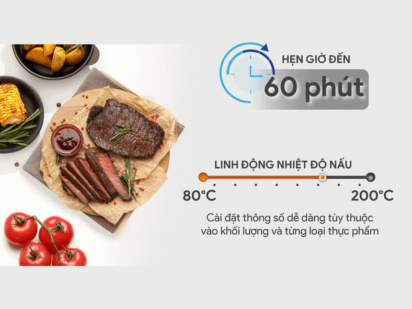 Nồi chiên không dầu BlueStone AFB-5856 - 7 lít