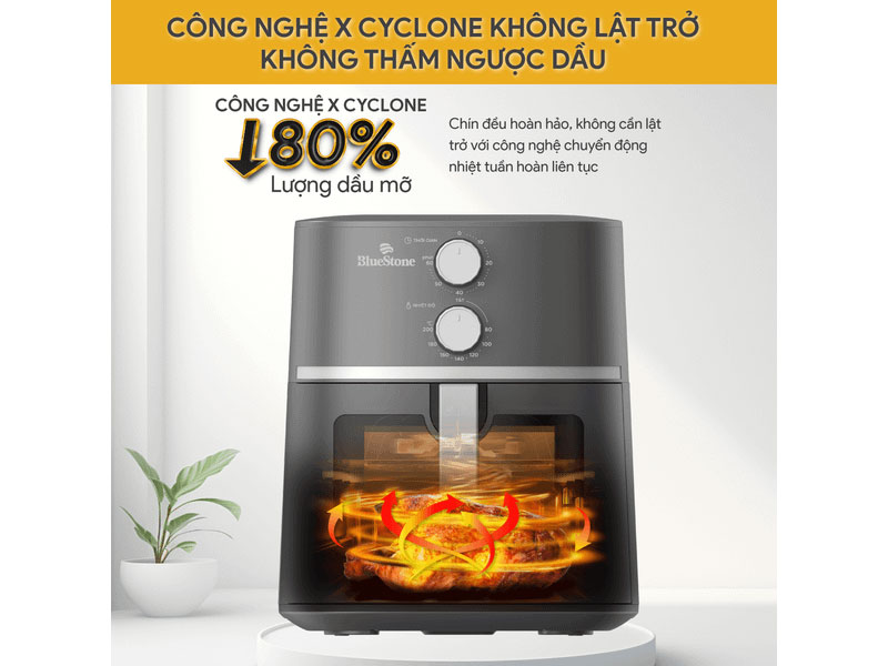 Nồi chiên không dầu BlueStone AFB-5856 - 7 lít